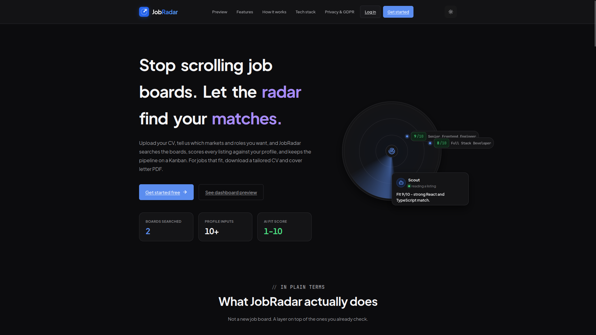 JobRadar AI