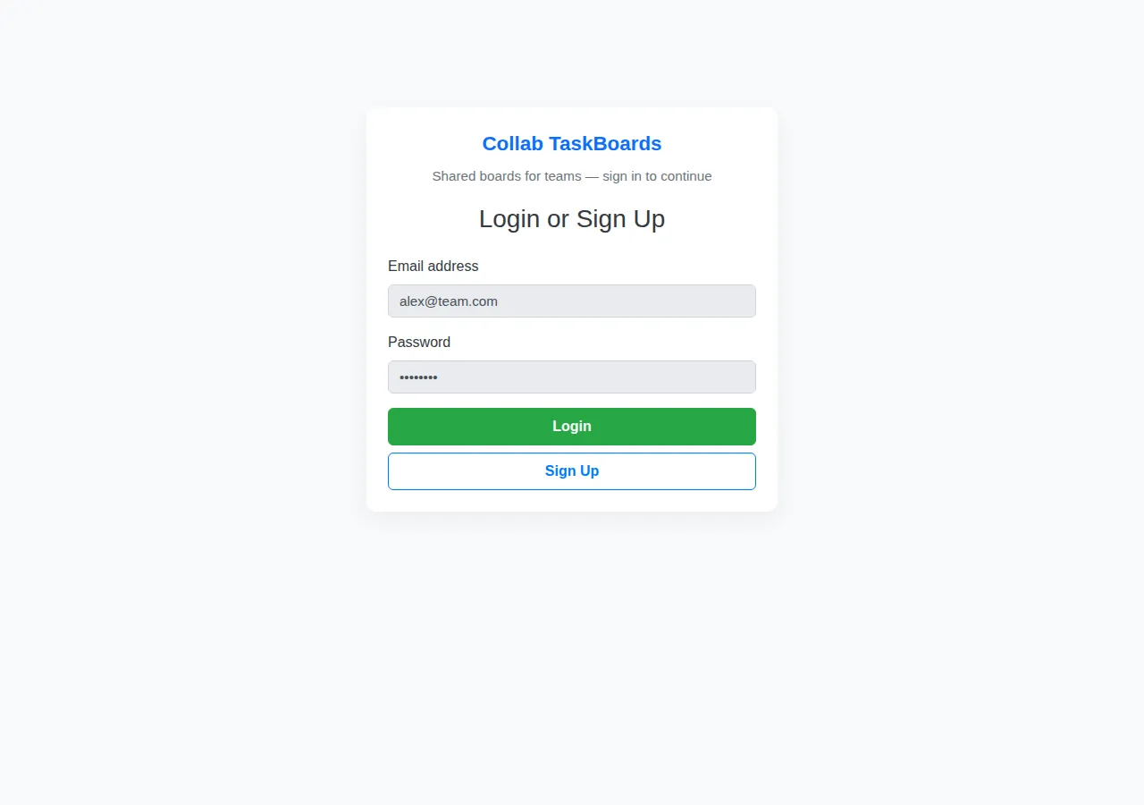 Collab TaskBoards